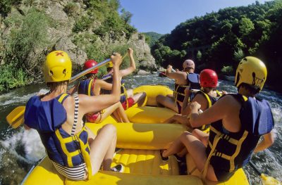 Rafting on the River Allier