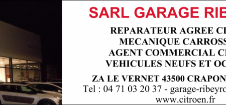 Sarl Garage Ribeyron – Agent Citroën